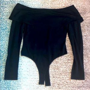Off Shoulder Sweater Bodysuit